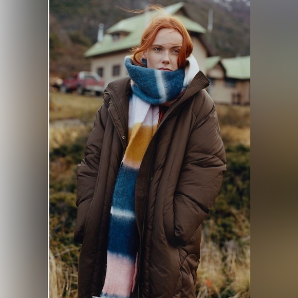 Anthropologie - "Helsinki" - Colorful Striped Scarf - Picture 3 of 5